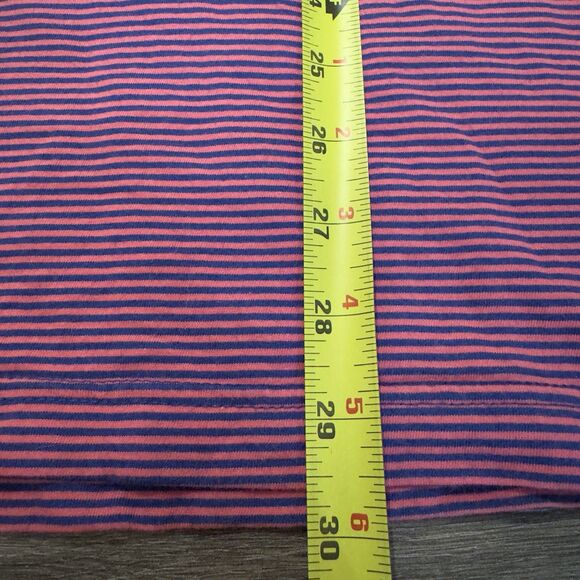 BROOKS BROTHERS Striped Polo Shirt VTG Sz XXL Pink/blue 1818 Embroidered Logo - Picture 7 of 8